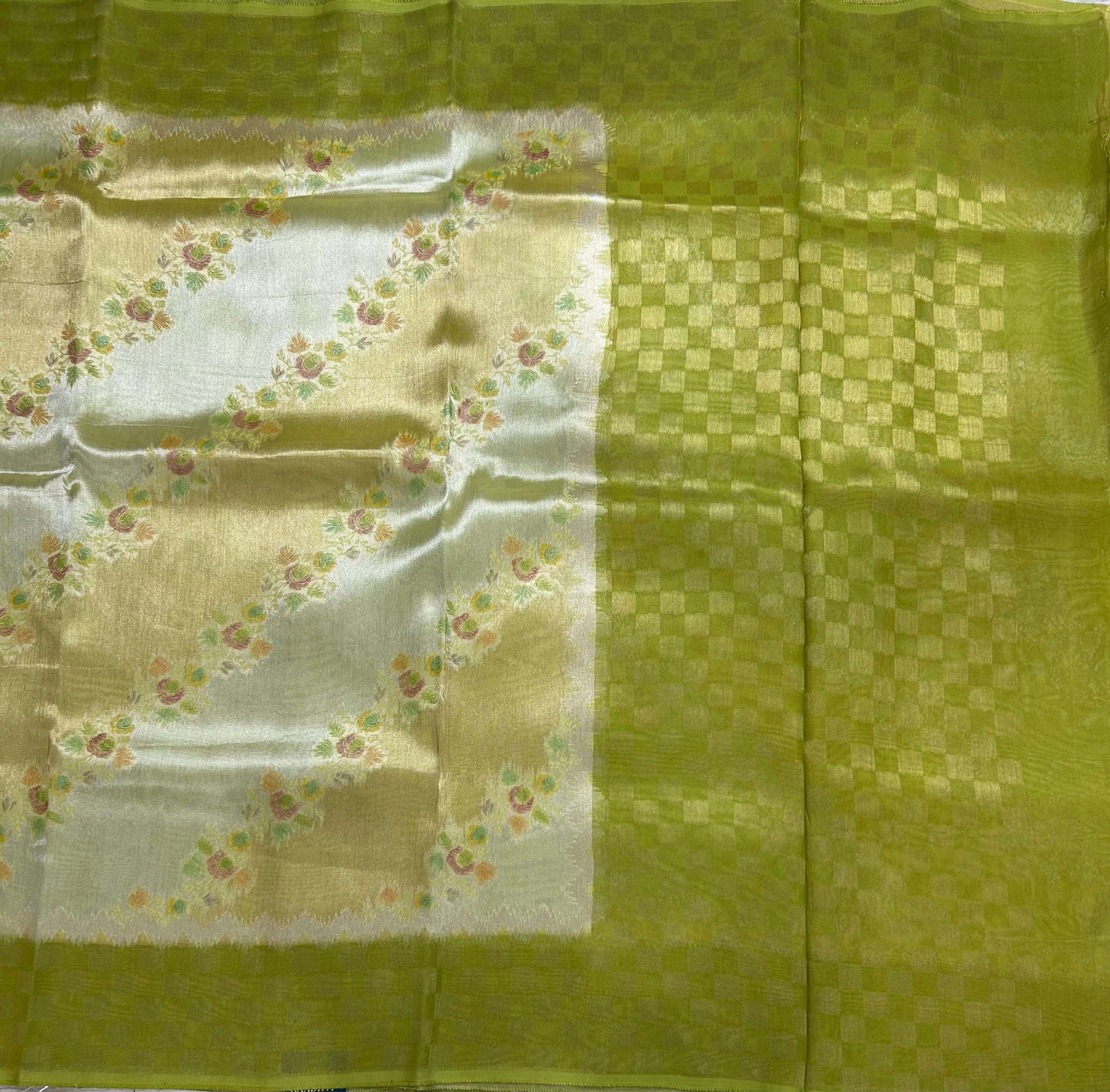 Rankart brocade tissue 104 saree - Image 2